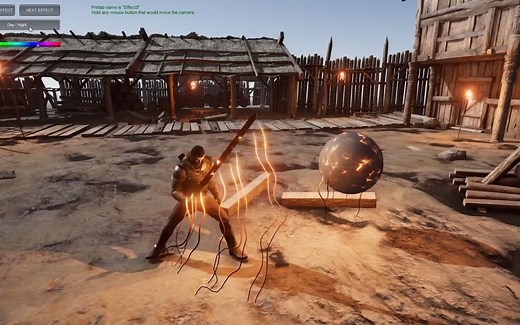 unity AAA 特效 网格特效集合 根据物体的网格形状生成对应的特效