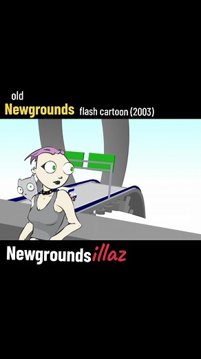 This is a clip from an old flash animation I did for newgrounds.com over 20 years ago. (how has it been that long?!) The Newgroundsillaz were a parody series, remaking the Gorillaz animated music videos, but with all popular Newgrounds characters at the time. There were 5 parts in total (part 1 and 2 also got remade. 1.v2, 2.v2, and 5 were all done with a Wacom tablet. 1,2,3, and 4 were done with a mouse.) The full videos have been re-uploaded onto my YouTube channel. This video featured Pico, A