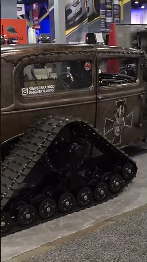 This Rat Rod is on TRACKS! 🤯 Only At The SEMA Show!!