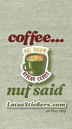 Coffee drinkers declare yourselves. Great stickers for any collection. #stickershop #stickercollection #stickertrade #stickeraddict #coffee #coffeeaddict #ilovecoffee #coffeedrinker
