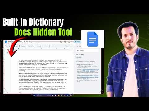 How To Look Up Words Using Google Docs Dictionary | Built-In Dictionary Guide