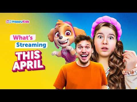 April Watchlist Alert! 🌸 Catch Baby Einstein, PAW Patrol and more popular shows on Happykids! ✨