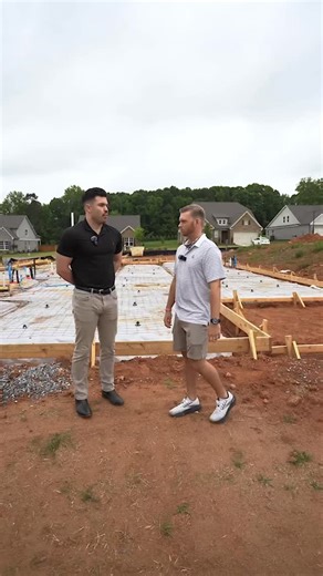 Ever see that blue tube sticking out of a new home’s foundation and wonder what it’s for? That’s conduit — and it’s a crucial part of powering your future kitchen island. Since we can’t just run wires through open air in concrete, this blue tube lets electricians run UF wire safely under the slab, from the wall to your island. That’s how you get power for outlets, garbage disposals, and anything else your kitchen needs to function right. It may not look like much now, but this little detail make