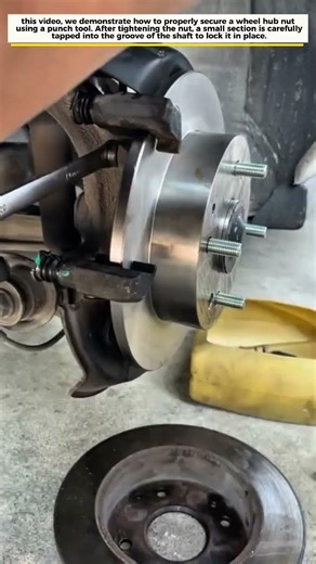 How to Lock a Wheel Hub Nut Securely (Simple Method!)