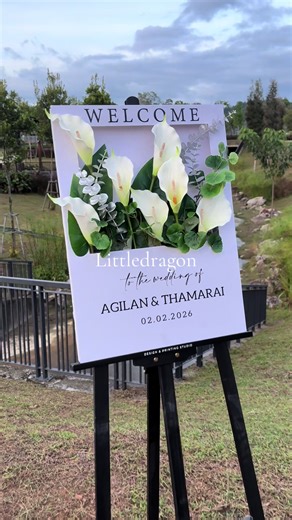 Custom Invitation and Welcome Board Designs