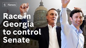 45K views · 394 reactions | A crucial race still being run in America. where the runoff for Senate seats in Georgia will determine who controls it, as Jonathan Rugman reports. | Channel 4 News | Facebook