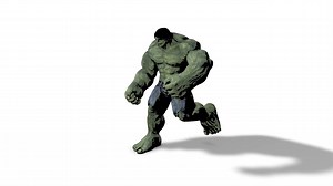 hulk walk cycle practice