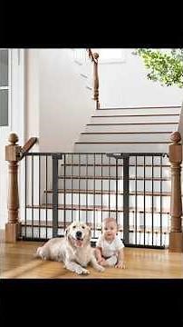 How to Install: Baby Gate for Stairs, Dual Lock & Self-Closing Tutorial