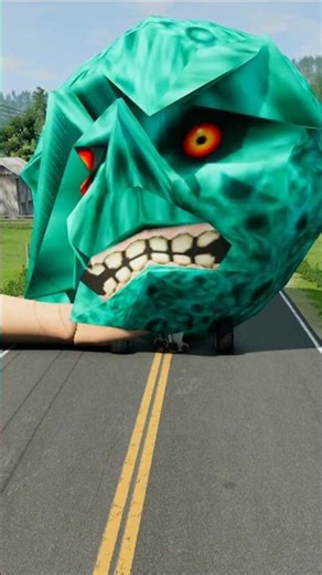 Big & Small Cars vs Giant Hand Slap - BeamNG.Drive