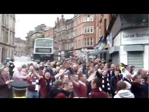 STV Triumph and Tragedy . Hearts 5 Hibs 1