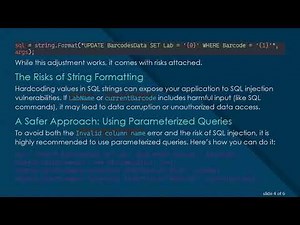 Fixing the Invalid column name Error in SQL Update Statements
