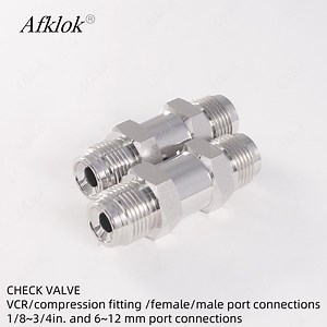 [Hot Item] CH4 Oxygen 50*20mm One Direction Gas Safety Industrial Way Stop Valve