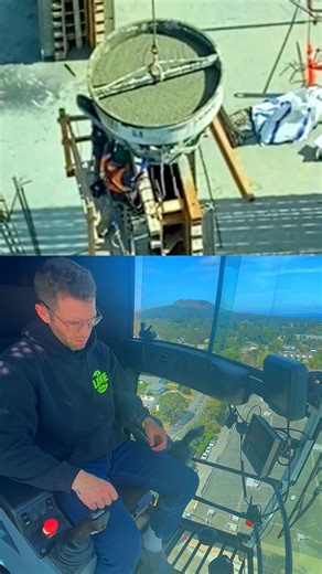 204K views · 2.4K reactions | Pouring columns with the tower crane #towercrane #concrete #Crane | HEAVY BROWN | Facebook