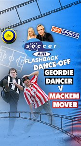 🕺🏻DANCE OFF! - Geordie Dancer vs Mackem Mover | ⚽️ Soccer AM Flashback 📺 #SoccerAM #Funny #Throwback | The Futball Factory