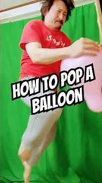 まだまだある！風船の割り方【There's more! How to pop a balloon】#shorts