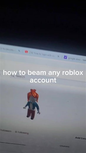 how to beam any roblox account
