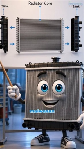 The Heart of Your Cooling System: The Radiator Core Explained 🌡️