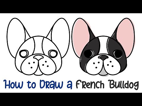 How to Draw a French Bulldog - Super Easy!