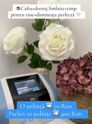 Începe-ți dimineața perfectă cu o cafea bună și timp pentru tine 🤍☕ Drenajul limfatic este aliatul ideal pentru corpul tău: ✨ reduce retenția de apă ✨ ajută la diminuarea celulitei ✨ stimulează detoxifierea din interior ✨ activează circulația și oferă o stare generală de bine 💆‍♀️ Drenaj limfatic 💰 70 RON / ședință 💳 Pachet 10 ședințe – 400 RON Te așteptăm la ModellaMed să-ți începi ziua relaxată, ușoară și plină de energie. Pentru tine, pentru corpul tău, pentru starea ta de bine 💫 📩 Prog