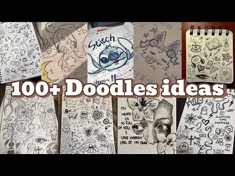 "100+ Doodle Ideas You’ll Actually Want to Try! ✏️🎨"