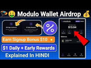 🪂💰 Modulo Airdrop Live !! Early Rewards Explained !! Tutorial Guide 📓