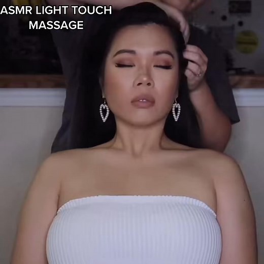 60K views · 1K reactions | ASMR Light Touch Massage ‍♀️ full video on YouTube： Chels ASMR #asmr #fy #asmrvideo #satisfaction #massage #relax #whisper #hairplay #asmrtiktoks-002 | Titan04 | Facebook