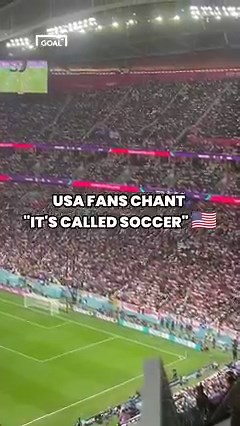 761K views · 10K reactions | USA fans chant 'it's called soccer '  | GOAL | Facebook