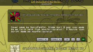 Left Unchecked V2 But Decimated Dave & Bandu Sings Mod for Friday Night Funkin' | FNF Mods