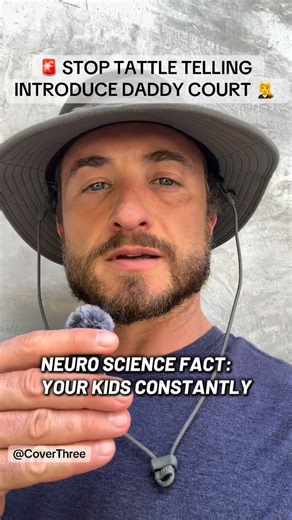 ⚖️ STOP BEING THE REFEREE - INTRODUCE DADDY COURT: Prosecution costs make kids choose their own problem-solving and parents get more peace 🧠 Constant parental conflict resolution prevents prefrontal cortex skill development 💰 “Costs” for using your services activate executive function and risk calculation 🎮 Threat of losing bike, skateboard, or Switch motivates independent solutions 🤝 Builds neural pathways for negotiation, compromise, and emotional regulation 🌟 Support developing problem-s