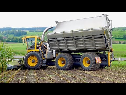 Flotter «Chäfer»: Eigenbau-Bunkerhäcksler von Bucher Erntetechnik AG