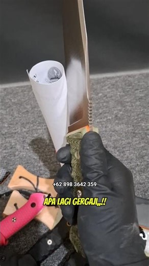 "Pisau 60 HRC vs Sapi: Sekali Tarik Langsung Putus! 😱"