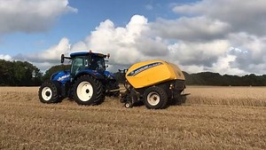 13 reactions | Dundonald showing off the dynamic command tractor and the very impressive fixed chamber baler. #agricarltd #newhollandagriculture #getintogear | Agricar | Facebook