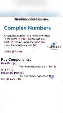 Stop fearing complex numbers #maths #education