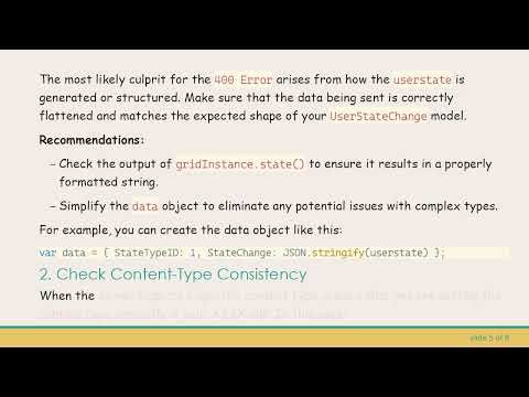 Resolving the 400 Error on AJAX POST Requests to an ASP.NET Core API Controller