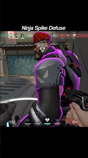 sage ninja spike Defuse #valorant #valorantclips