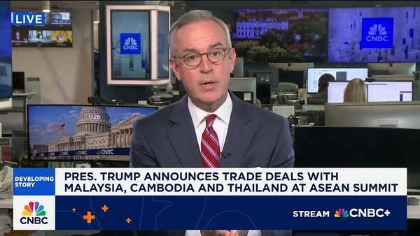 President Trump announces trade deals with Malaysia, Cambodia and Thailand at ASEAN summit