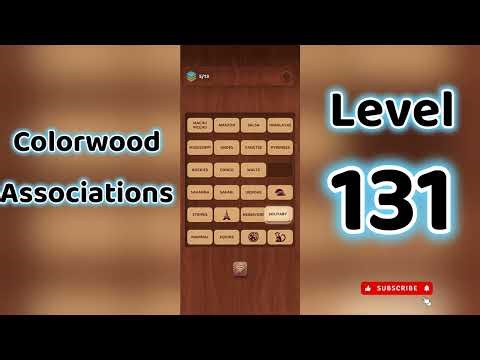 Colorwood Associations Level 131 Answers 🧩✨ | Go Answer