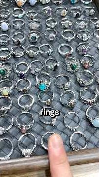 Let’s pack some rings confetti orders for Kayla, Jessica and Ava #crystals #jewelryscoop #wholesale