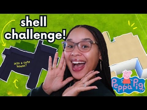 Can I Turn Lil Simsie's Pig Shell into a Cute House? | Build Challenge