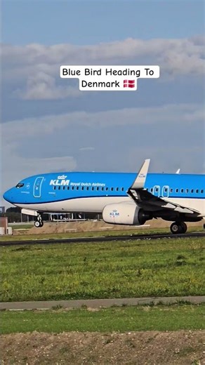 KLM Cityhopper Embraer E190 Takeoff Amsterdam → Aalborg ✈️