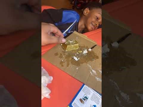 STEM Earth Science using a Gold Bar Dig Kit 🪙