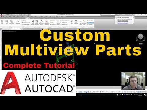 How to create custom Multiview parts in Autocad MEP