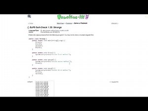 Java Practice-it Introduction to Java Programming | Self-Check 1.23 Strange