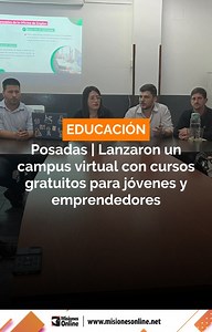 💻👉 La Oficina de Empleo lanzó el Campus Virtual, una plataforma digital que tiene como objetivo promover y facilitar la formación de jóvenes y emprendedores mayores de 18 años, a través de cursos cortos, gratuitos y virtuales. 👉 De esta manera cualquier persona en cualquier lugar de la provincia podrá realizar los cursos que tendrán validez provincial y nacional. | misionesonline.net
