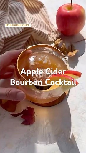 Apple Cider Bourbon Cocktail