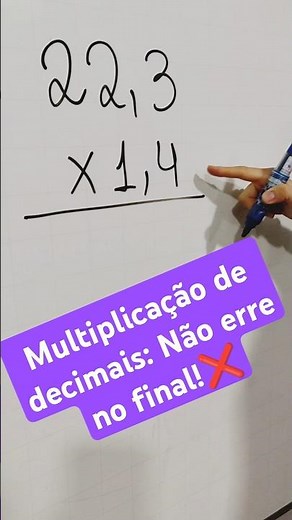 Learn how to solve multiplication operations with commas. #basicmathematics #decimals