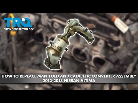 How to Replace Exhaust Manifold Catalytic Converter Assembly 2012-2018 Nissan Altima