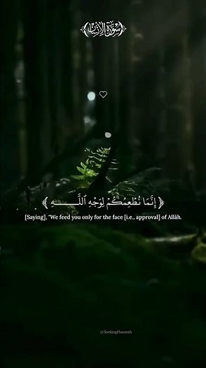 Surah Al Insan v 8-9 by Islam Sohbi ❤️Beautiful Quran | اسلام صبحي | القران الكريم | سورة الإنسان