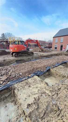 Grading Stone with Precision Using an Excavator