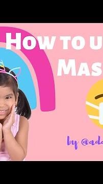 How to wear N95 mask😷 by @adaywithalina